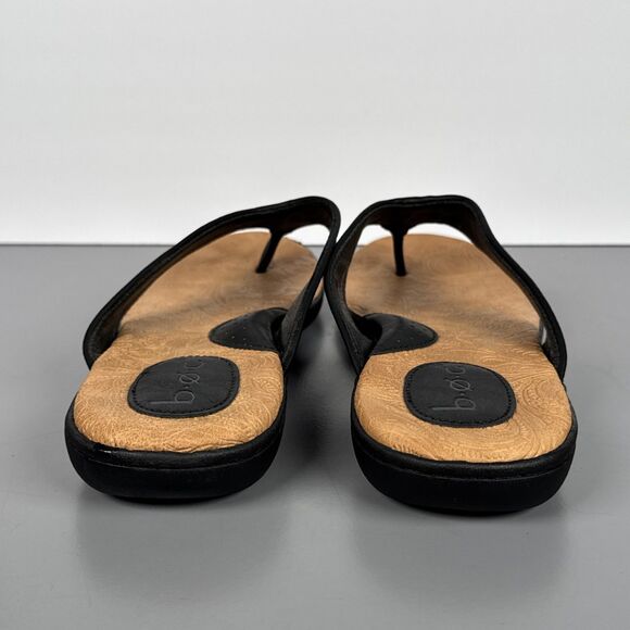 BOC by Born Vegan Leather Black Flip Flops Women’s Size 10 EUC - Picture 6 of 10